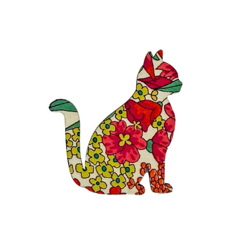 Liberty Cat Brooch Margaret Annie Yellow