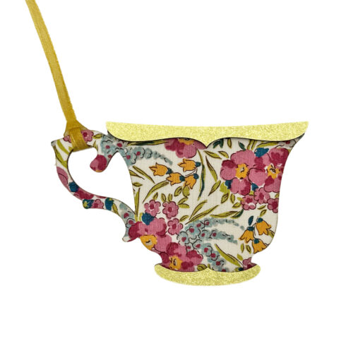 Liberty Decoration - Teacup In Swirling Petals