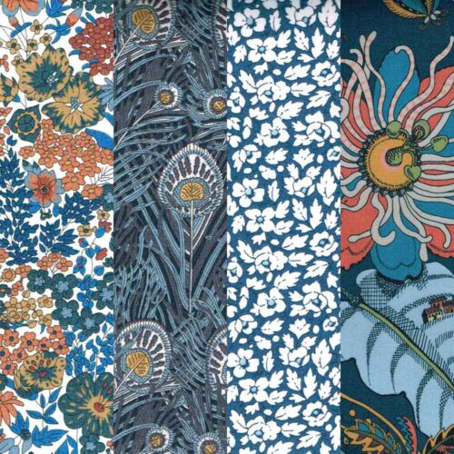Liberty Autumn Blues Fat Quarter Bundle