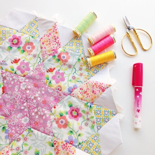 Radiant Stars Quilt BOM - 2019 Liberty Tana Lawn - Image 7