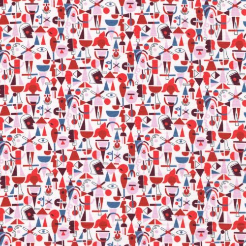 Liberty Tana Lawn® Bauhaus Showmen A 1.28m Remnant (Box J)