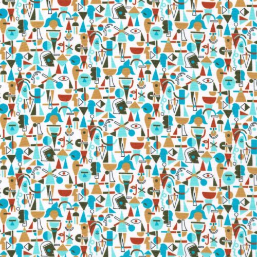 Liberty Tana Lawn® Bauhaus Showmen B 2m Remnant (Box H)