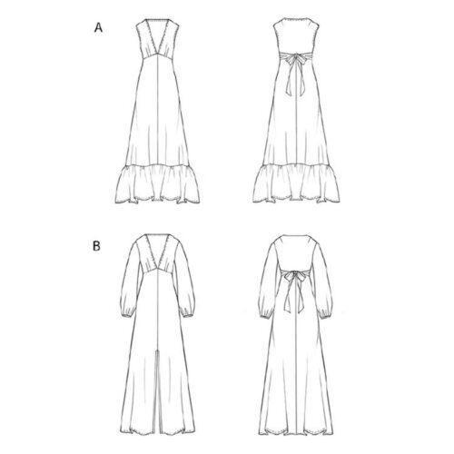 Liberty Dress Pattern Bella Tea Dress Sizes 14 - 22 - Image 3
