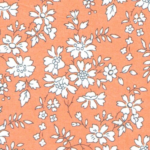 Bespoke Tana Lawn Fabric Capel Neon Orange