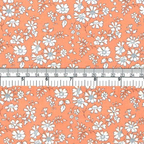 Neon Orange Capel Liberty Fabric