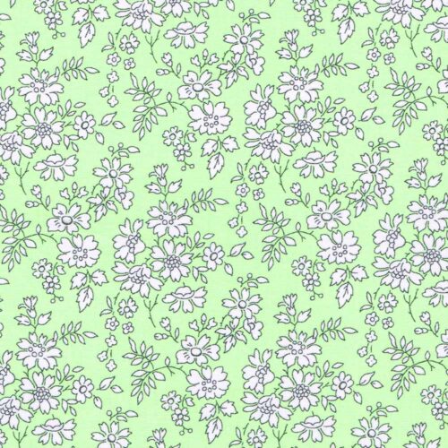Liberty Bespoke Capel Fabric In Green