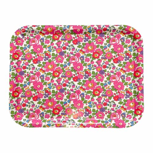 Large Tray In Liberty Betsy Dark Pink (A-40)