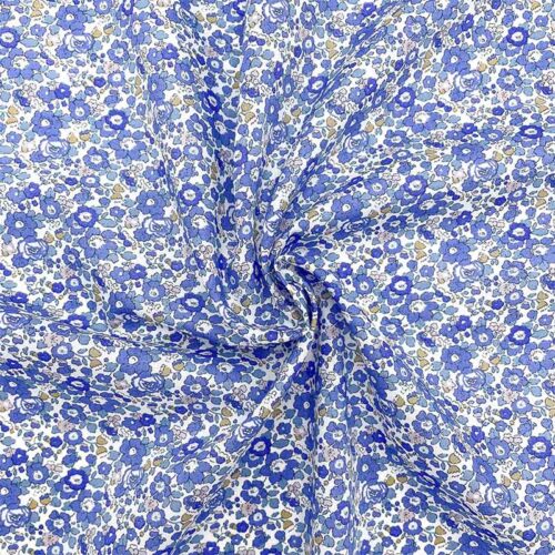 Liberty fabric scrunched