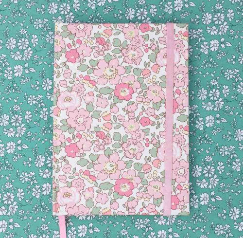 Liberty Fabric Covered Notebook | Exclusive Betsy Apricot Blossom