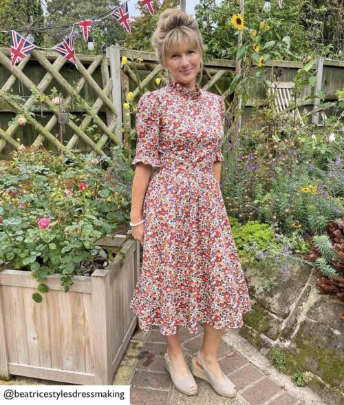 Liberty Tana Lawn Fabric Betsy dress