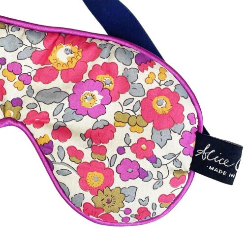 Liberty Tana Lawn Fabric Betsy eye mask