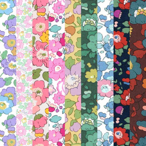 Liberty Fabric Tana Lawn® 9 Fat Quarters Betsy & Betsy Ann Selection 370