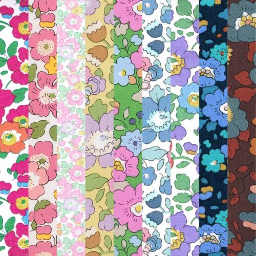 Liberty Fabric Tana Lawn® 9 Fat Quarters Betsy & Betsy Ann Selection 370