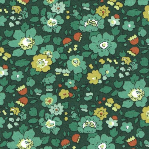 Liberty Fabric Tana Lawn Betsy Meadow D Teal