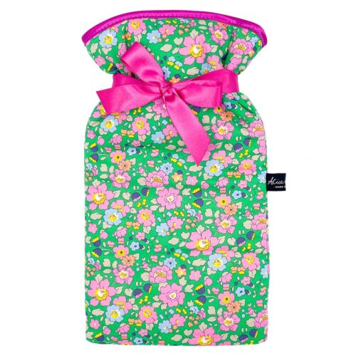 Liberty Fabric Betsy Meadow Green Hot Water Bottle