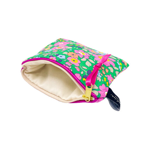 Green Floral Small Purse Alice Caroline