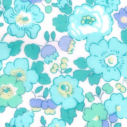 Betsy Splash Turquoise PVC Coated fabric