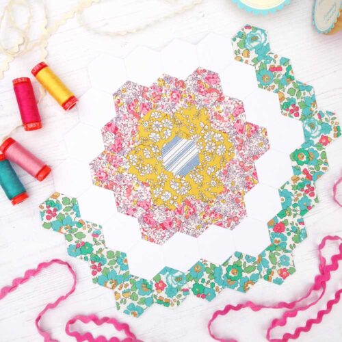 Betsy's Bouquet Liberty EPP Quilt