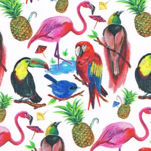Liberty Fabric Tana Lawn Birds Of Paradise A-SP - Image 2