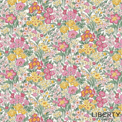 Liberty Quilting Cotton Blooming Flowerbed C