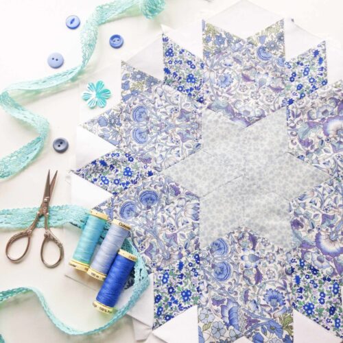 Radiant Stars Quilt BOM - 2019 Liberty Tana Lawn - Image 10