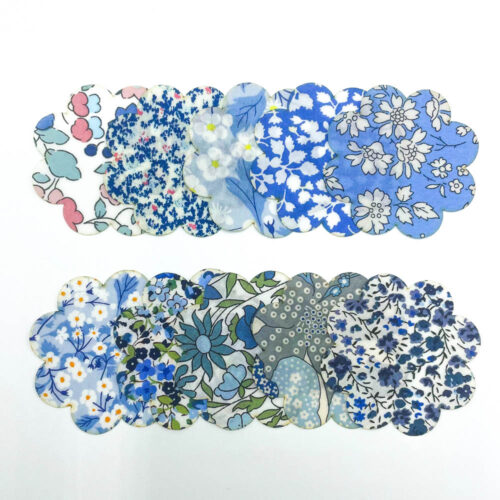 liberty tana lawn pre cut flower shapes