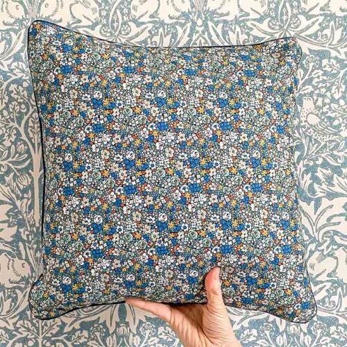 Liberty fabric cushions