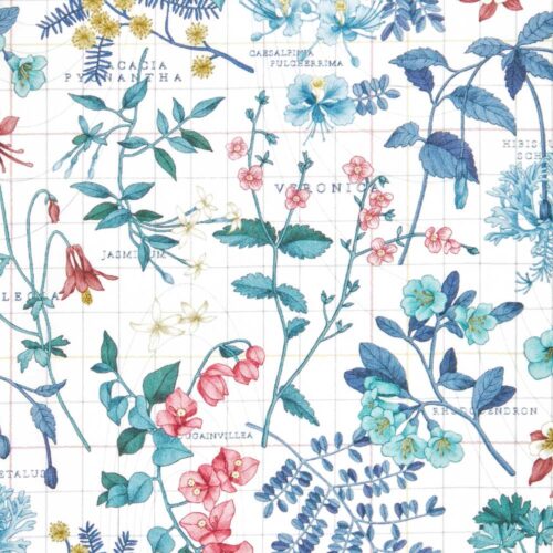Liberty Fabric Tana Lawn Botanist's Journey A