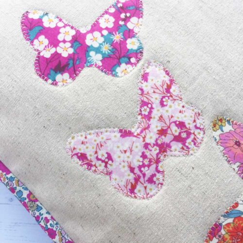 PATTERN : Butterfly Ring Raw Edge Applique Quilt Block or Pillow Pattern - Image 5