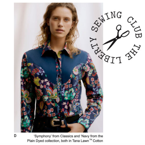 Liberty Dress Pattern Camargue Cowboy Shirt B- XL, XXL, XXXL - Image 3