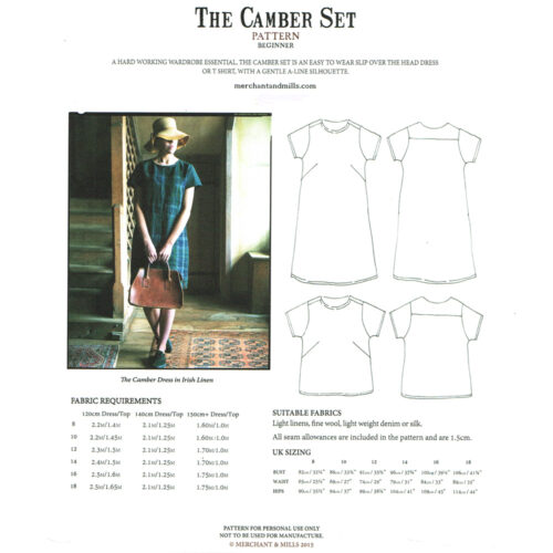 Merchant And Mills The Camber Set Pattern - Image 2