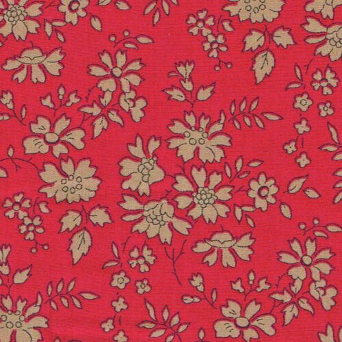 Liberty Fabric Capel F Red Tana Lawn - Image 2