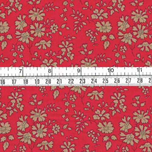 Liberty Fabric Capel F Red Tana Lawn - Image 3