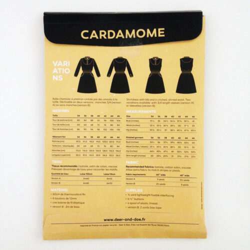 Deer And Doe Cardamome Dress Sewing Pattern - Image 2