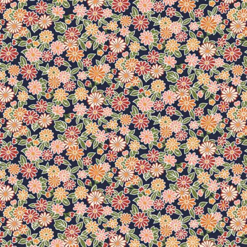 Liberty Quilting Charming Chrysanthemums A 2