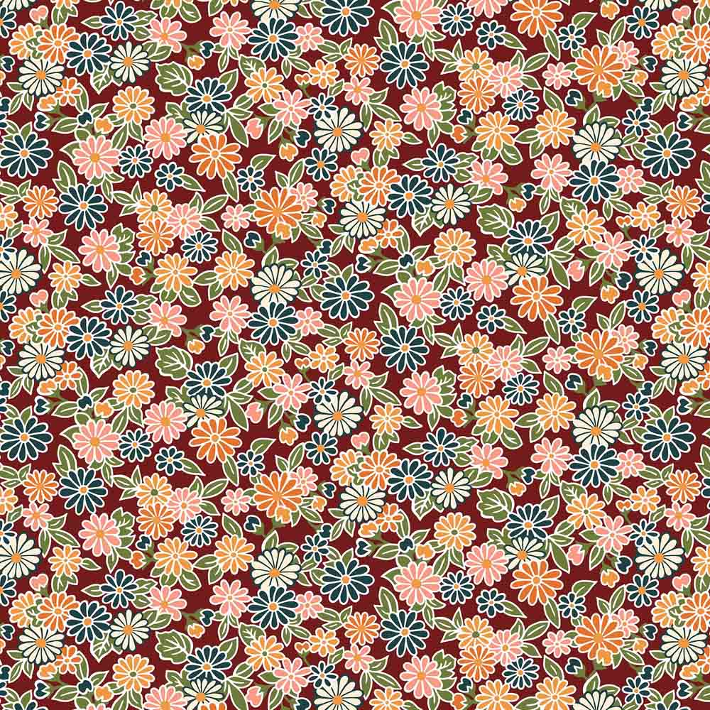 Liberty Quilting Charming Chrysanthemums B 2
