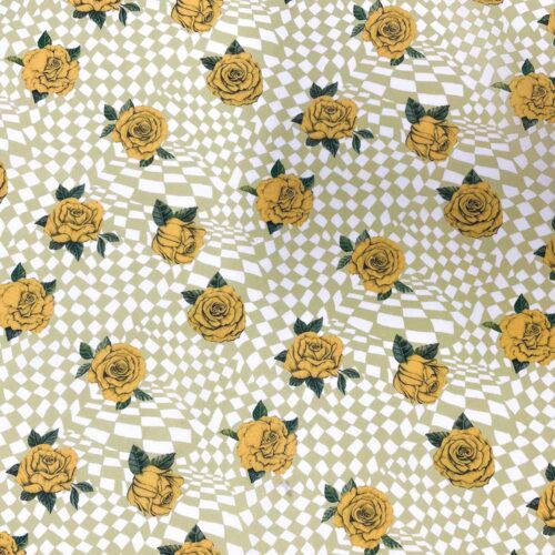Liberty Tana Lawn® Fabric Chequered Rose B