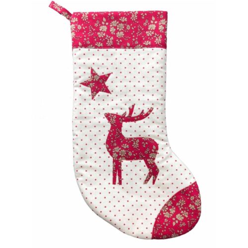 Wish Upon A Star Christmas Stocking Kit - Liberty and Quilting Fabric