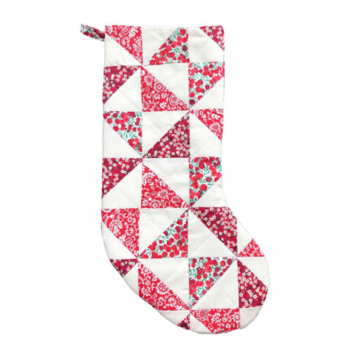 Christmas Patchwork Stocking Kit - Liberty Fabric