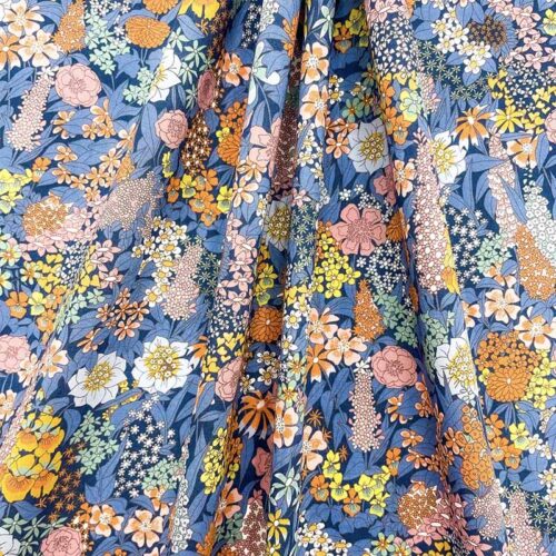 Liberty fabric draped