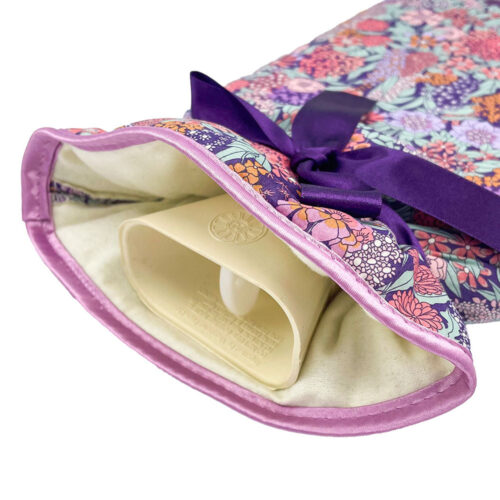 Liberty Tana Lawn Ciara Lavender Hot Water Bottle