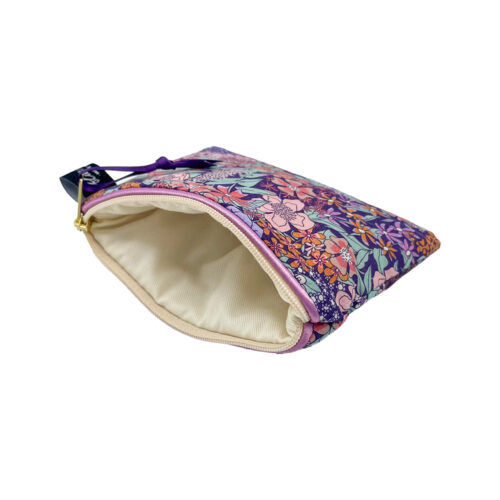 Small Purse In Liberty Ciara Purple By Alice Caroline