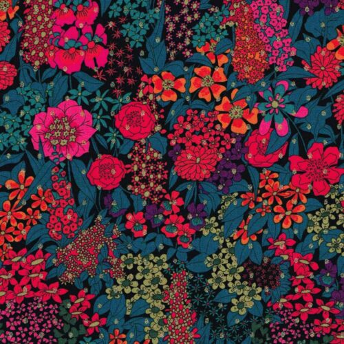 Liberty Fabric Metallic Ciara Spot