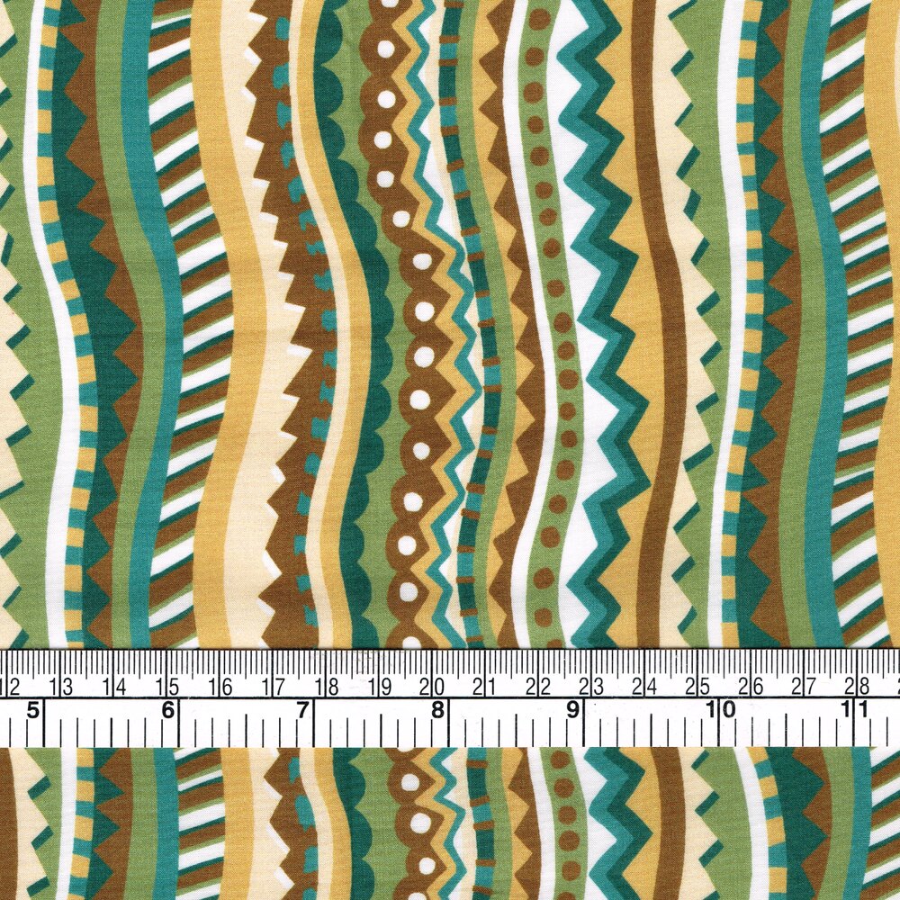 Liberty Tana Lawn® Circus Stripe B 0.83m Remnant (Box J) - Image 3