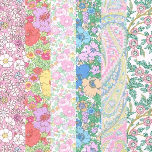 Liberty Fabric Tana Lawn® 6 Fat Quarters Pastels 371