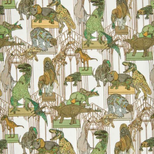 Liberty Fabric Tana Lawn Claws Roars N' Dinosaurs