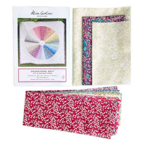 Colourwheel Liberty Quilt - Liberty Tana Lawn Quilt