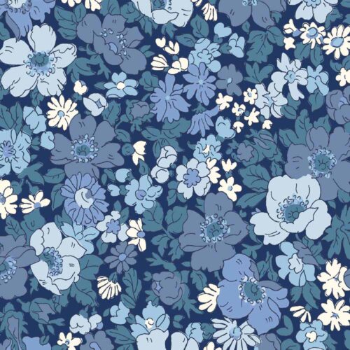 Liberty Quilting Coastal Walk Cosmos Field A