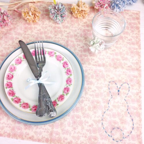 Cottontail 6 Napkins & Napkin Ribbons Kit - Image 7