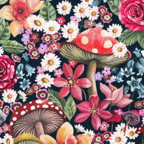 Liberty Fabric Tana Lawn Curious Land A 2.38m Remnant (Box E)